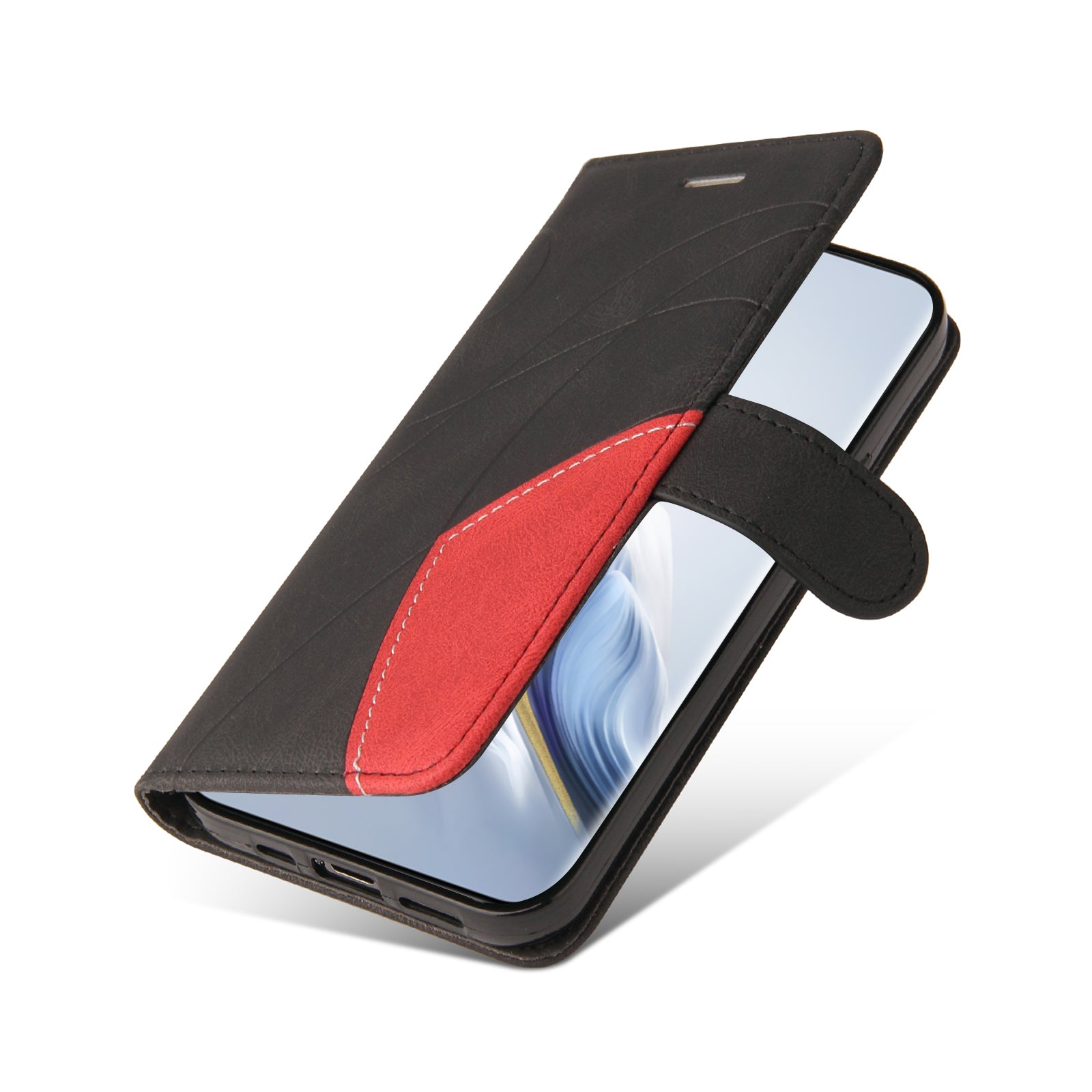 KT Leather Series-1 For Honor Magic6 5G Case Dual-Color Splicing Magnetic Clasp Stand Phone Cover KT Leather Series-1 For Honor Magic6 5G Case Dual-Color Splicing Magnetic Clasp Stand Phone Cover